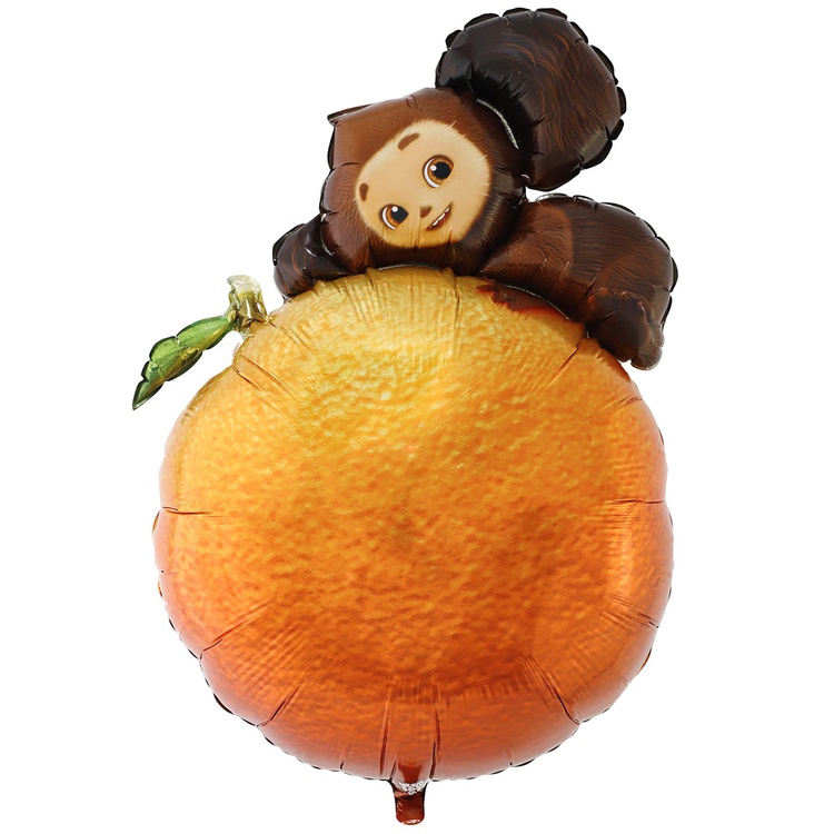Шар Фигура Чебурашка на апельсине