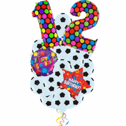 Шары на День Рождения мальчику 12 лет