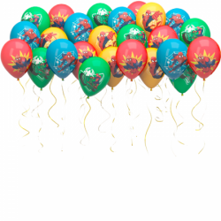 Шарики под потолок  «Spider-Man»  50 штук