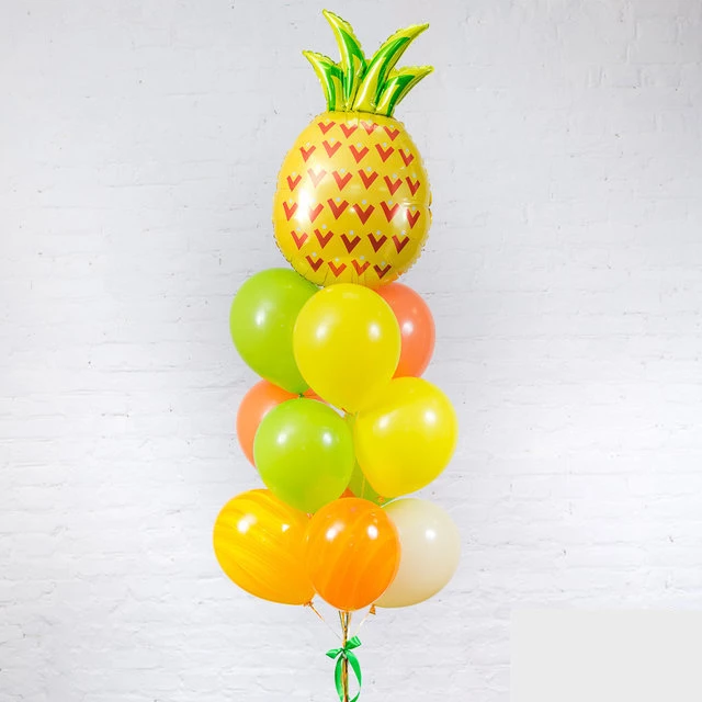 Фонтан из ярких шаров