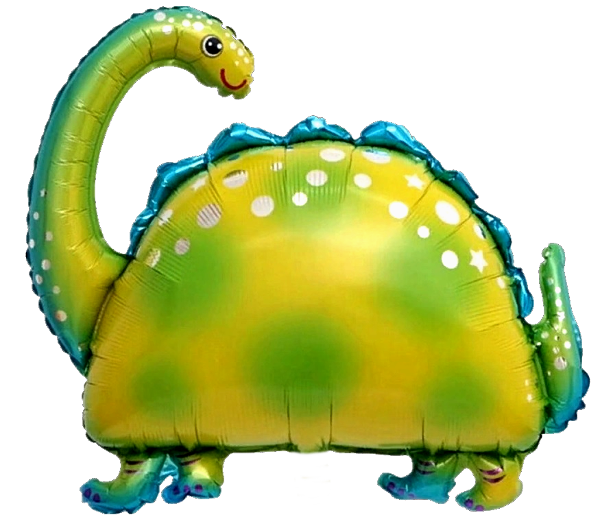 Шар Фигура, Динозавр бронтозавр зеленый