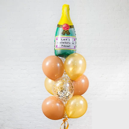 Фонтан из воздушных шаров «Пузыри шампанского»