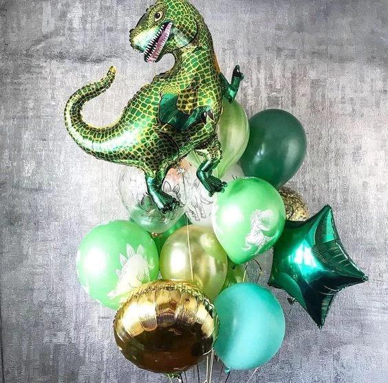 Шары на День Рождения с Динозаврами