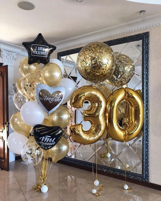 Шары на юбилей женщине