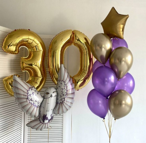 Композиция «Сова на юбилей»